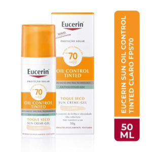 Eucerin Sun Oil Control Gel Creme Tinted Claro FPS 70 50ml